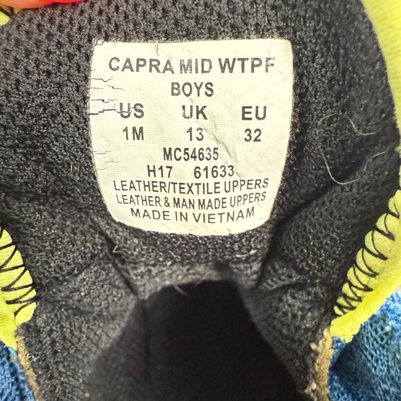 Merrell Kids Capra Mid Hiking Boots 1Y - Picture 8 of 8